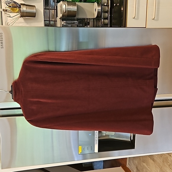 💕TRINA TURK💕 Parker Cape ~ Knit Melton Cab Frank Large L NWT - Picture 9 of 15